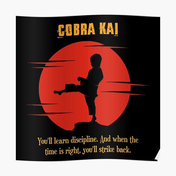 Cobra Kai Jiu Jitsu Posters Redbubble