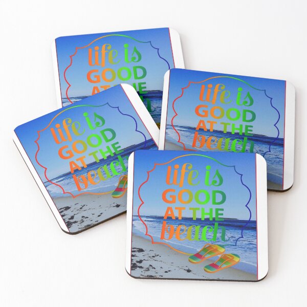 Item preview, Life Is Good At The Beach designed and sold by Mary Riley.