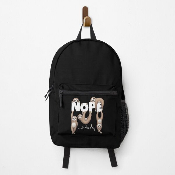 Item preview, NOPE Not Today Lazy Sloth Chill Out Day designed and sold by Skizzenmonster.