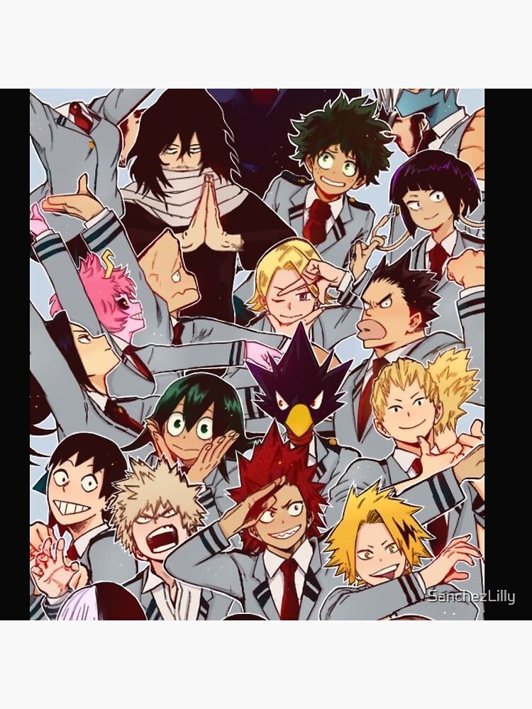 "MHA class 1A group photo" Pin by SanchezLilly | Redbubble