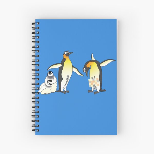 Eddie The Penguin Spiral Notebook