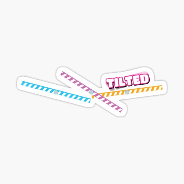 Von der Seesäge gekippt Sticker