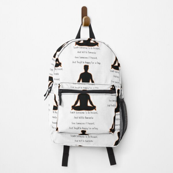 Item preview, Funny Namaste Quote Yoga Silhouette Mindfulness Gift product designed and sold by jakehughes2015.