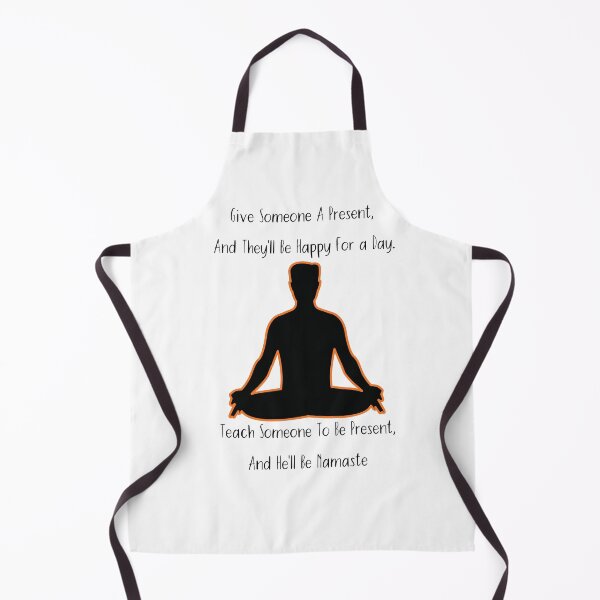 Item preview, Funny Namaste Quote Yoga Silhouette Mindfulness Gift product designed and sold by jakehughes2015.