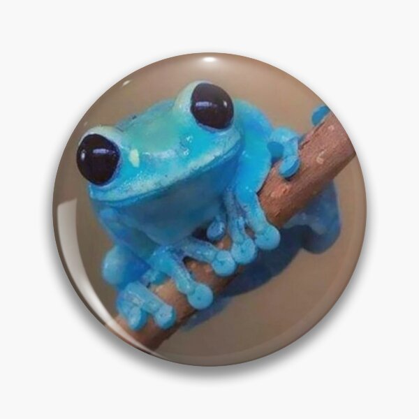 Item preview, blue frog designed and sold by Karine Dupras.