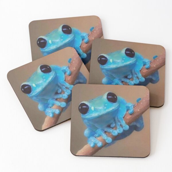 Item preview, blue frog designed and sold by Karine Dupras.