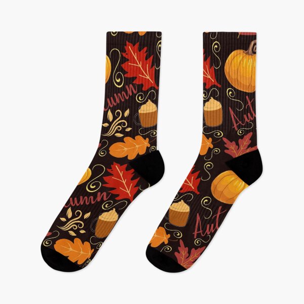 Item preview, autumn leaves and pumpkins designed and sold by soesposito.