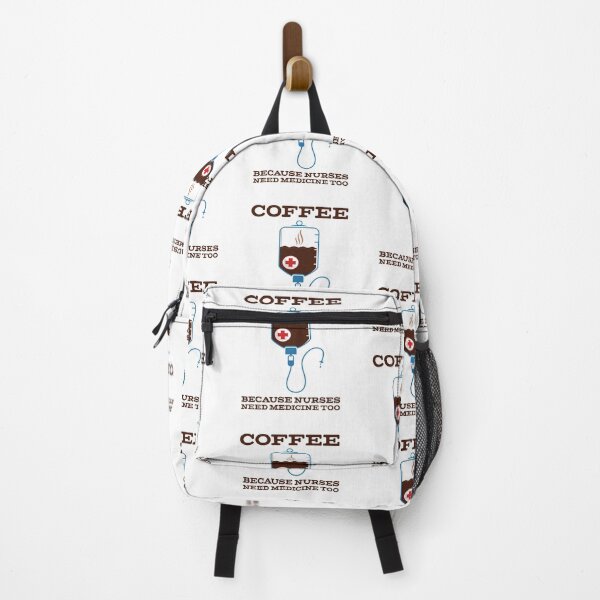 Item preview, Funny Coffee Injection Nurse Medicine print designed and sold by jakehughes2015.