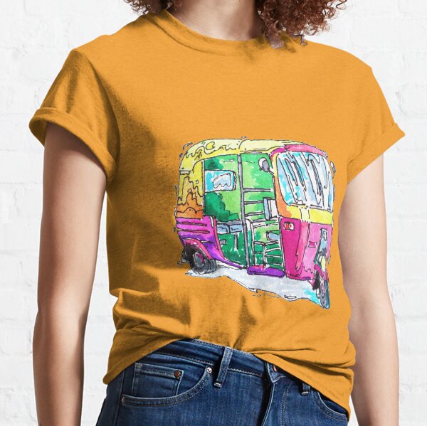 Tuk Tuk Purple Auto Rickshaw Classic T-Shirt