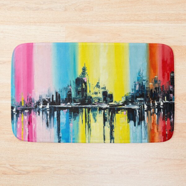 Item preview, Modern Abstract Cityscape designed and sold by Ethiyo.