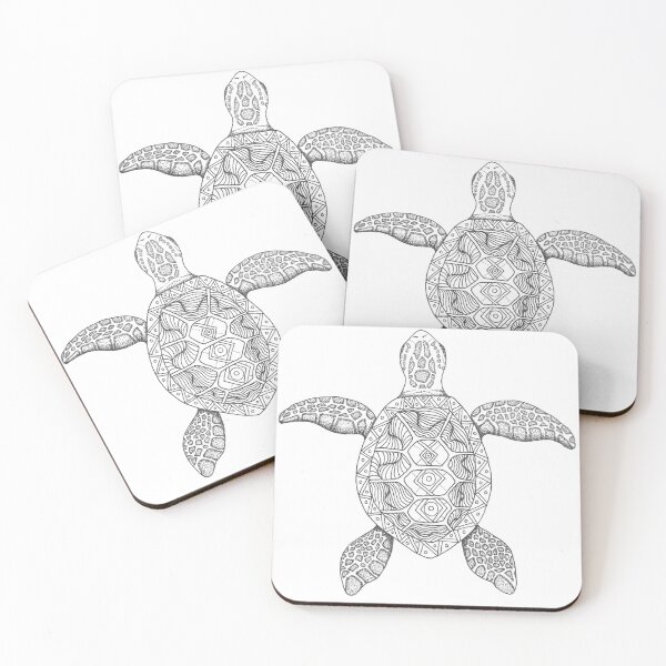 Item preview, ZenTurtle Black and White designed and sold by GStouderArt.