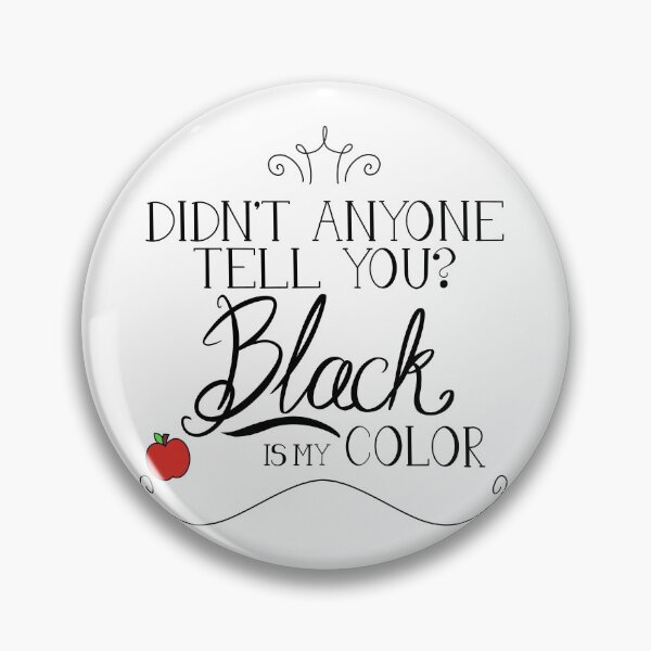 Item preview, Black is my color (black font, American spelling) designed and sold by rainilyahead.