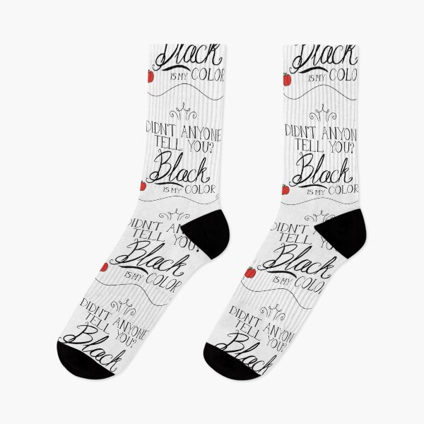 Item preview, Black is my color (black font, American spelling) designed and sold by rainilyahead.