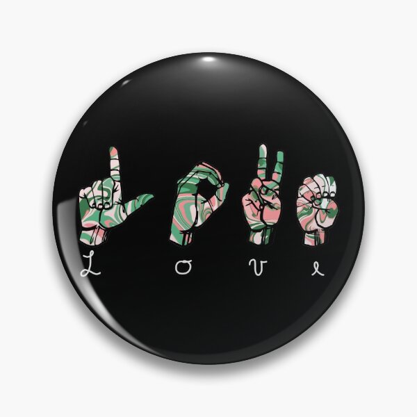 Item preview, ASL for “LOVE” - fingerspelling designed and sold by Jennaviveart.