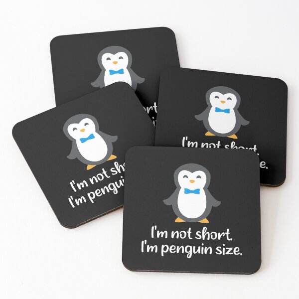 Item preview, I'm Not Short I'm Penguin Size  designed and sold by Vanover Designs.