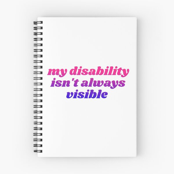 Item preview, invisible disability designed and sold by pepperlex99.