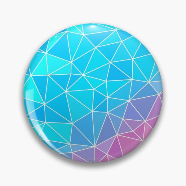 Item preview, Vivid Cyan and Heliotrope Geometric Triangle Vector Pattern Design designed and sold by patternsoup.