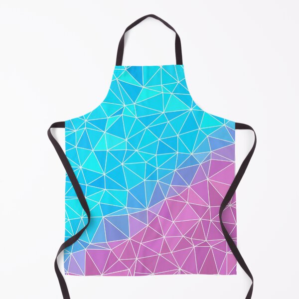 Item preview, Vivid Cyan and Heliotrope Geometric Triangle Vector Pattern Design designed and sold by patternsoup.
