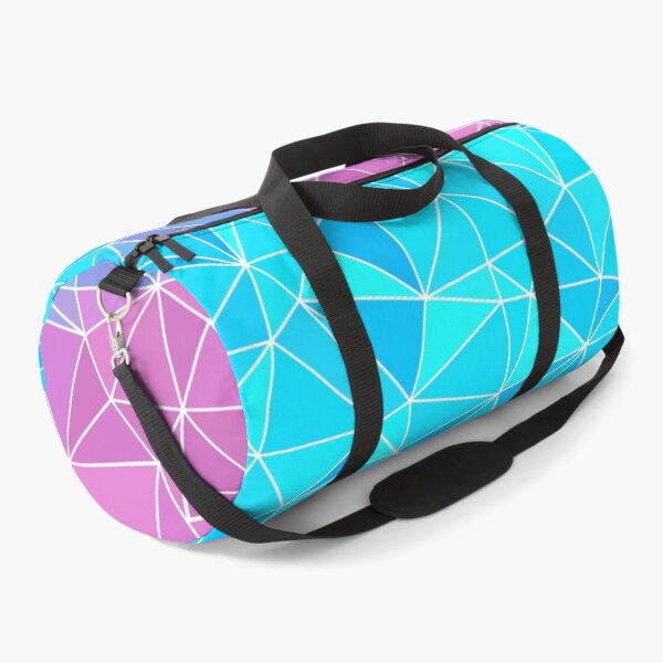 Item preview, Vivid Cyan and Heliotrope Geometric Triangle Vector Pattern Design designed and sold by patternsoup.