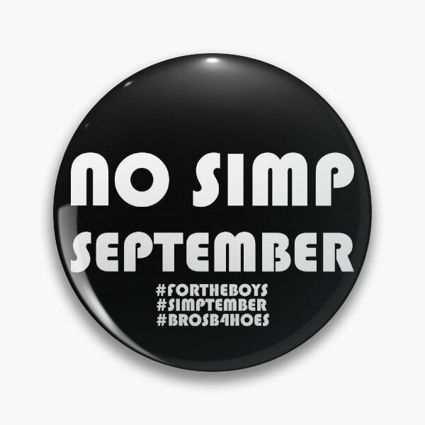 Item preview, No Simp September - Simptember - Black designed and sold by AJ-DesignCo.