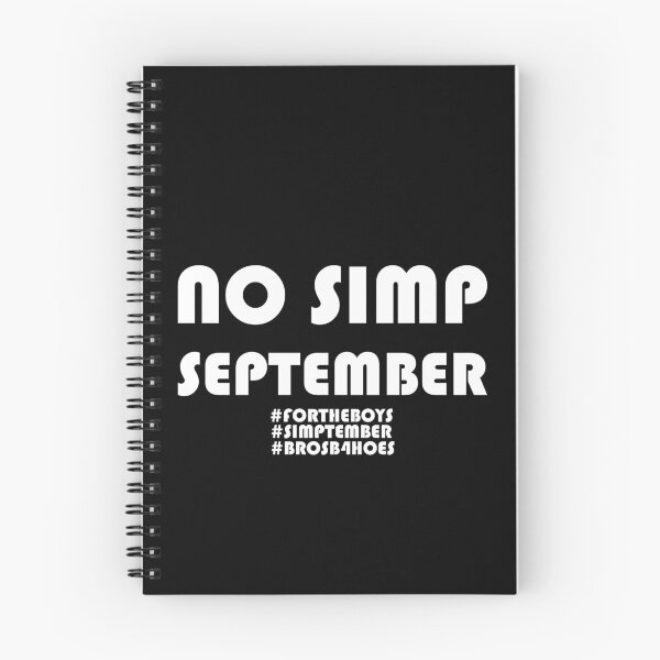 Item preview, No Simp September - Simptember - Black designed and sold by AJ-DesignCo.