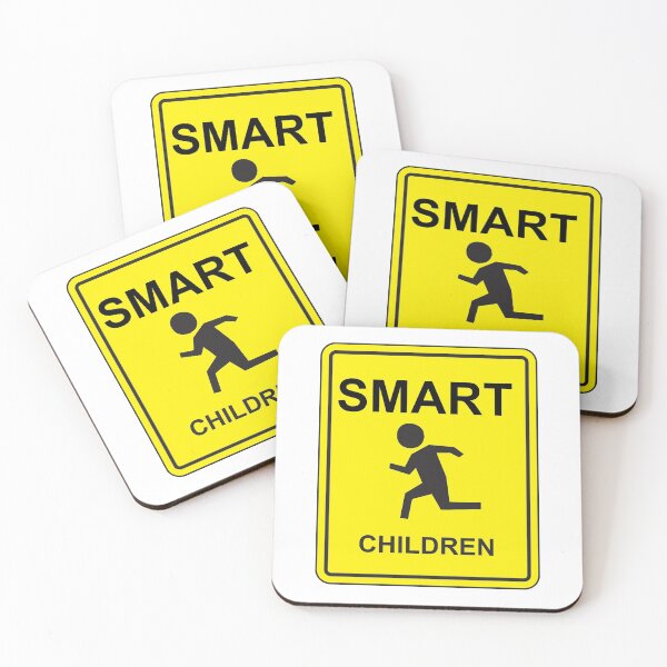 Item preview, Smart Children Caution Sign designed and sold by Oak Mountain.