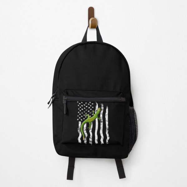 Item preview, Democratic Grungy American Flag Climbing Gecko designed and sold by Skizzenmonster.