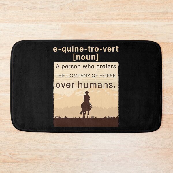 Item preview, e-quine-tro-vert A person who prefers The company of horse over humans  designed and sold by RobinHernandez.