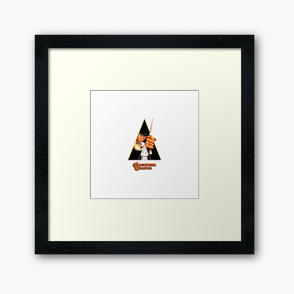 Movie A clockwork orange Framed Art Print