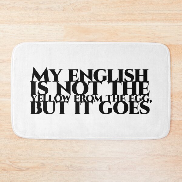 Item preview, My english is not the yellow from the egg, but it goes - black designed and sold by pASob-dESIGN.