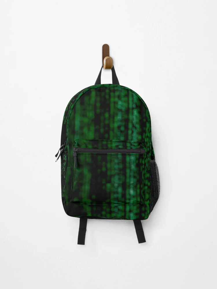 Thumbnail 1 of 3, Backpack, Matrix Computer Data pattern designed and sold by deesnutz69.