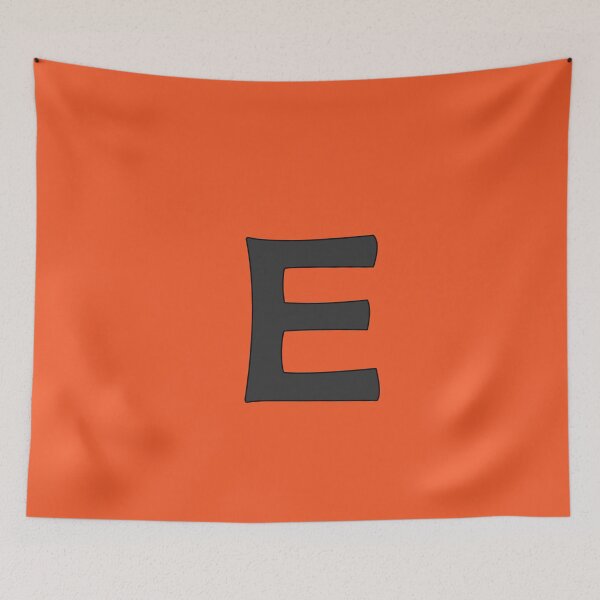 Item preview, letter e black designed and sold by ZiphGames.