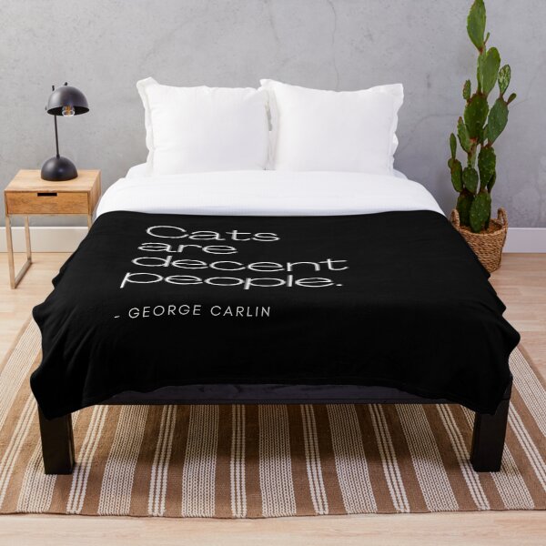 Item preview, CATS ARE DECENT PEOPLE QUOTE designed and sold by TheCatmanShop.