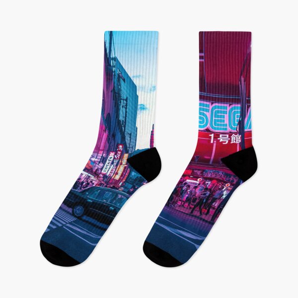 Item preview, Evening sights of Akihabara designed and sold by Neondreamscapes.