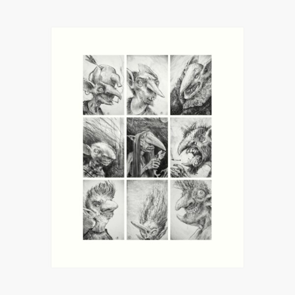 Gobbos! Art Print