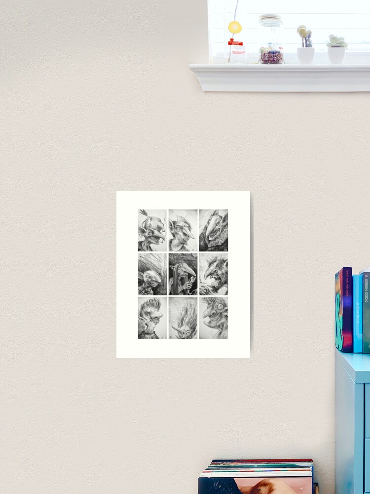 Thumbnail 2 of 3, Art Print, Gobbos! designed and sold by earthtorobinson.