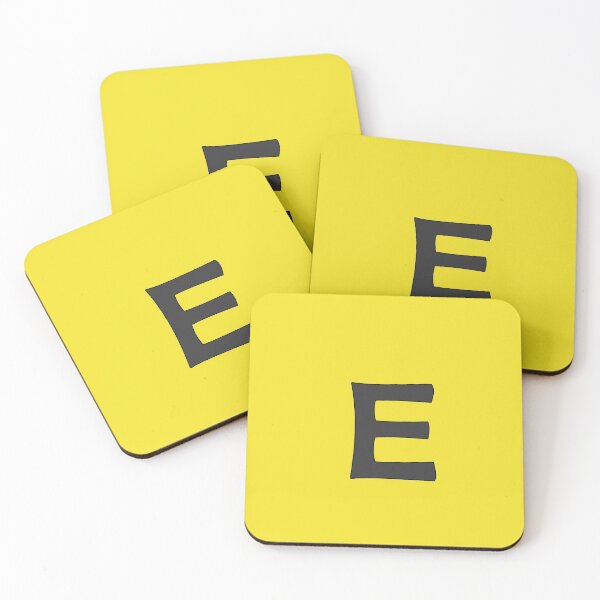 Item preview, letter e black designed and sold by ZiphGames.