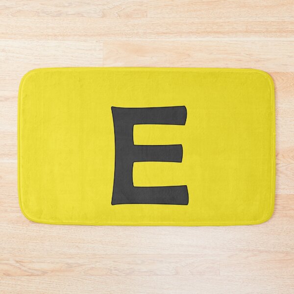 Item preview, letter e black designed and sold by ZiphGames.