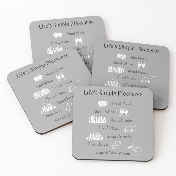 Item preview, Life's Simple Pleasures: Grey Selection designed and sold by Intuitive Engines Apparel Co..