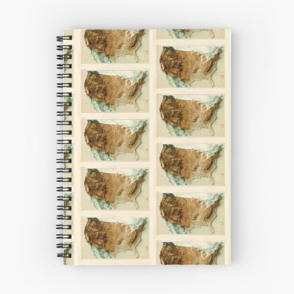 Item preview, 1911 Relief Map of the United States 3D digitally-rendered designed and sold by ThinkAboutMaps.