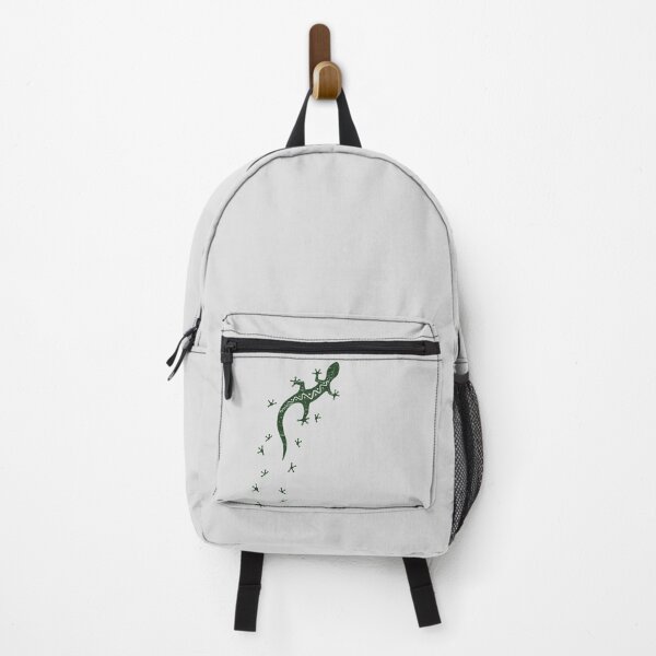 Item preview, Retro Lizard Drawing With Tracks | Climbing Gecko designed and sold by Skizzenmonster.
