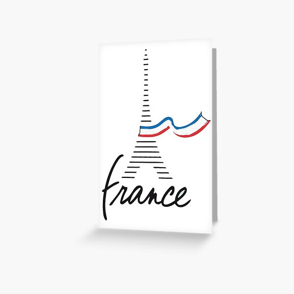 Eiffel Tower Greeting Card