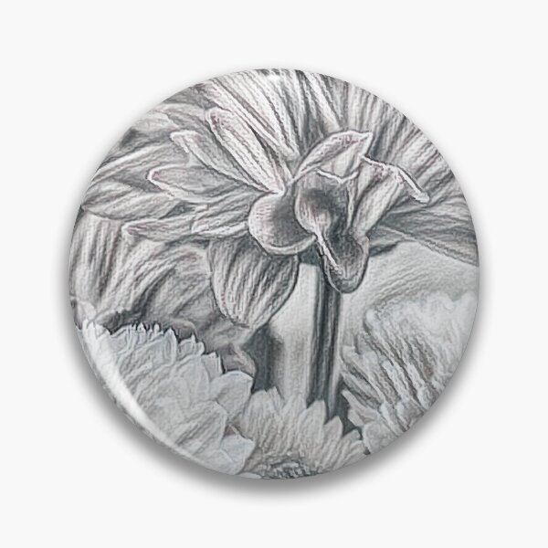 Item preview, Flowers illustration in Black & White (418) designed and sold by CanadianWild418.