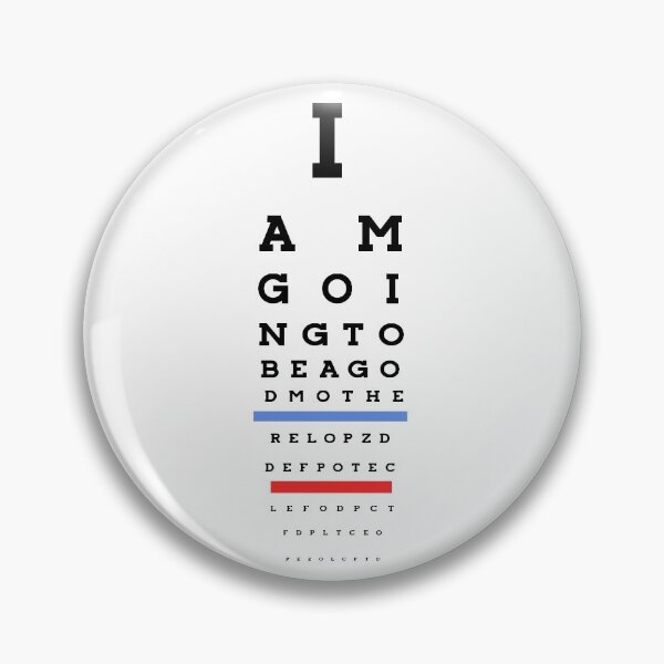 Item preview, I am going to be a godmother! Eye Chart designed and sold by rhserra.