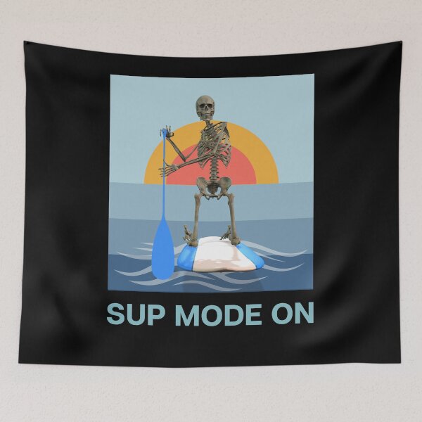 Item preview, Stand up Paddling Skeleton SUP Summer Trend Birthday designed and sold by umfhn.