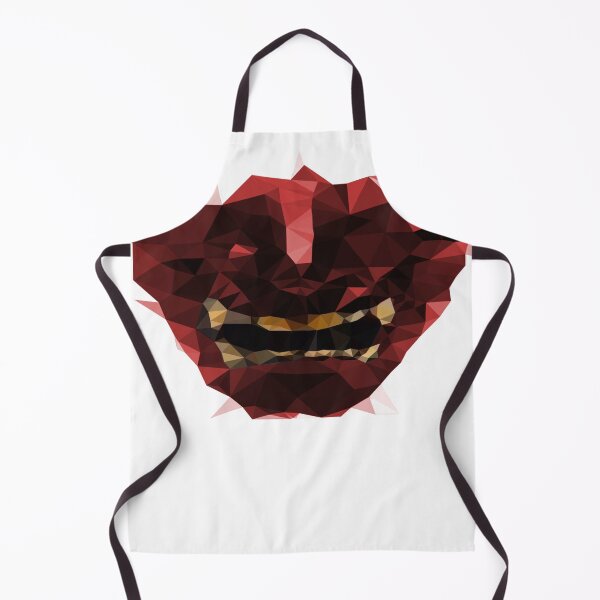 Item preview, Geometric Oni Mask Red designed and sold by DesignBros.
