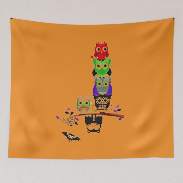 Item preview, Halloween owls designed and sold by TheLifeInspired.