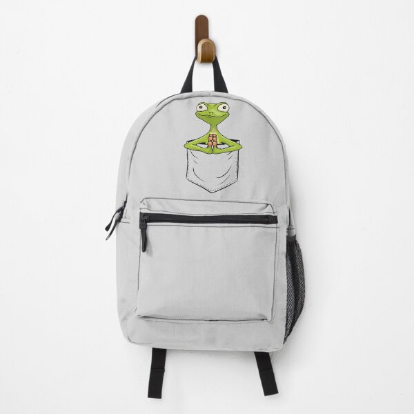 Item preview, Zen Art Yoga Pose Frog | Gecko Reptile In Pocket designed and sold by Skizzenmonster.