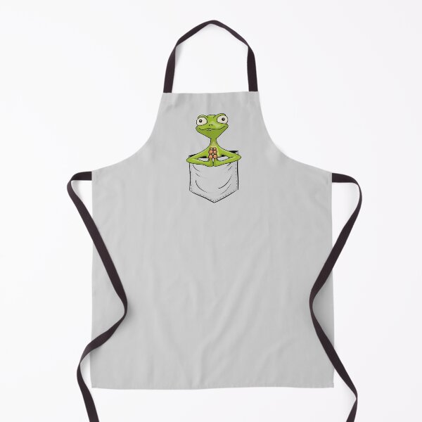 Item preview, Zen Art Yoga Pose Frog | Gecko Reptile In Pocket designed and sold by Skizzenmonster.