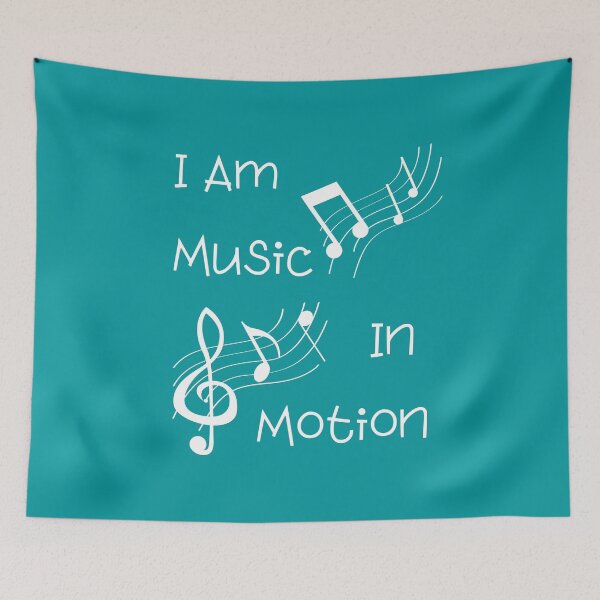 Item preview, I Am Music In Motion: Turquoise Selection designed and sold by Intuitive Engines Apparel Co..